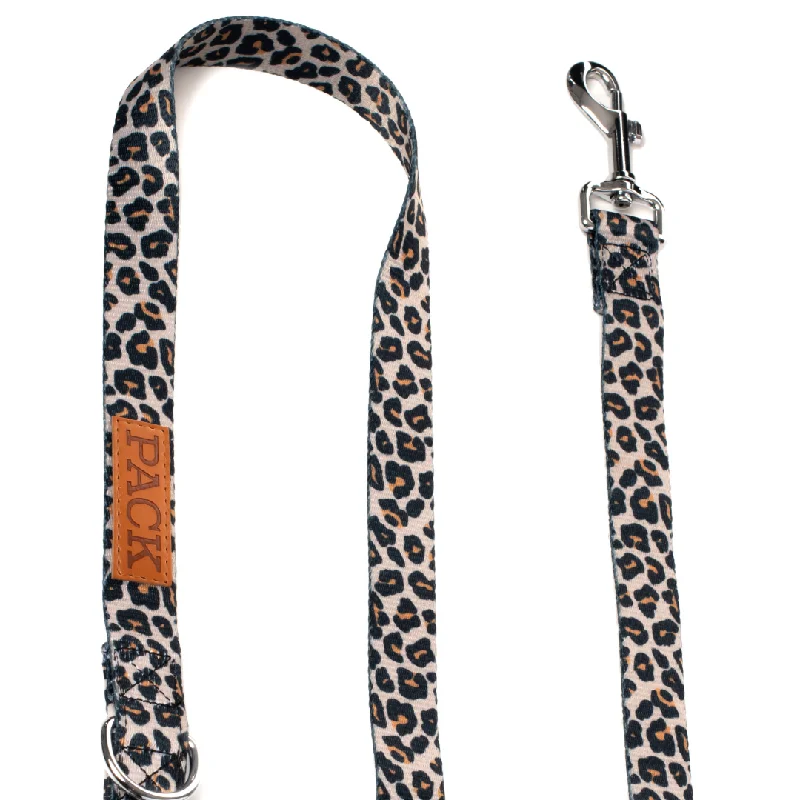 breathable pet carrier backpack-Cheetah Matching Leash + Rope Toy - Free