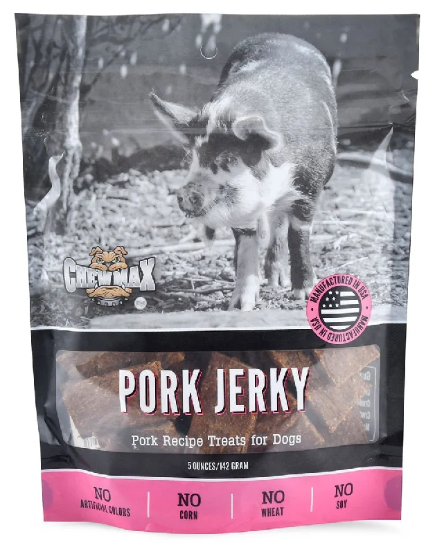 pet hair remover roller-ChewMax Pork Jerky, 5 oz