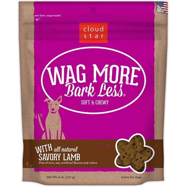 hamster chew sticks-Cloud Star Wag More Bark Less Soft and Chewy Savory Lamb Dog Treats