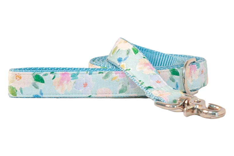 extra-large dog crate-Cloudy Blooms on Ocean Dog Leash