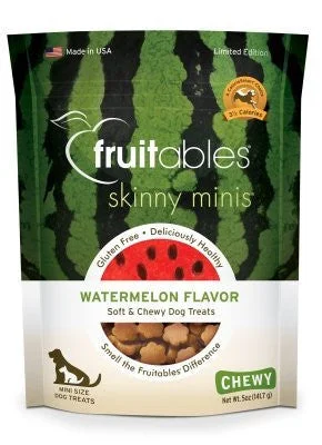 smart dog door-Fruitables Skinny Minis Watermelon Chewy Dog Treats 5oz