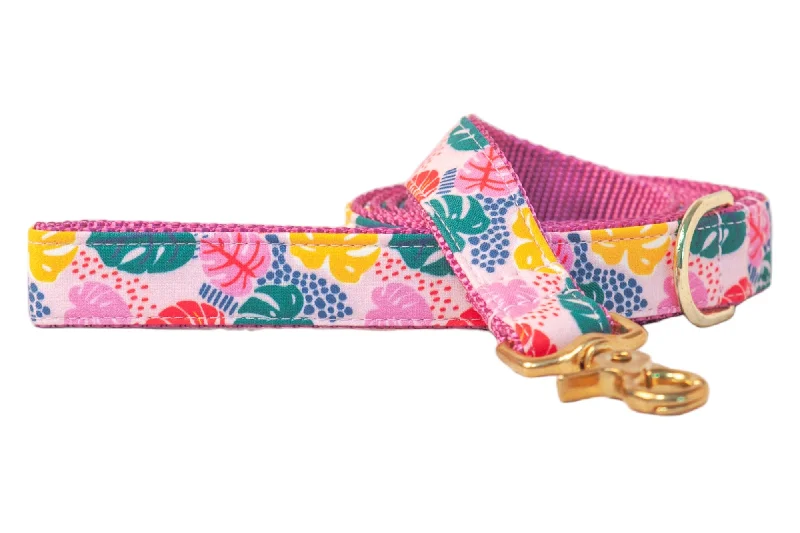 soft-sided pet travel crate-Pop Art Palms Dog Leash