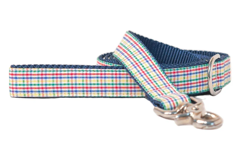 spill-proof rabbit water bottle-Dad Plaid Dog Leash