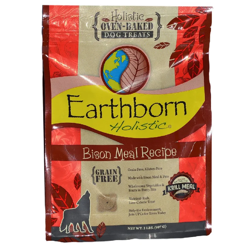 orthopedic dog mattress-Earthborn Holistic Bison Oven Baked Dog Treats 2lb