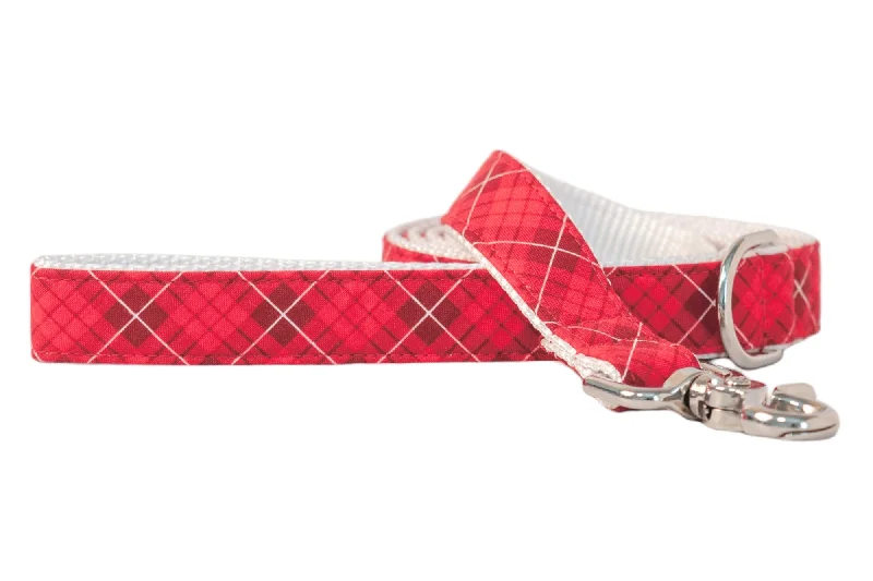 rabbit grooming kit-Edward's Plaid Dog Leash