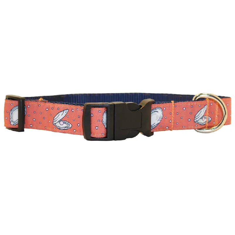 hamster exercise wheel-Étouffée Orange Gulf Oyster Dog Collar