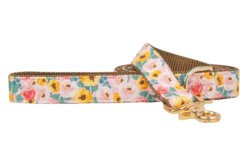 heated dog house-Fairytale Floral Dog Leash