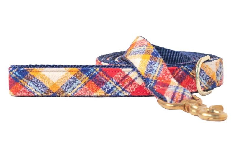 cat scratching post-Fireside Flannel Dog Leash