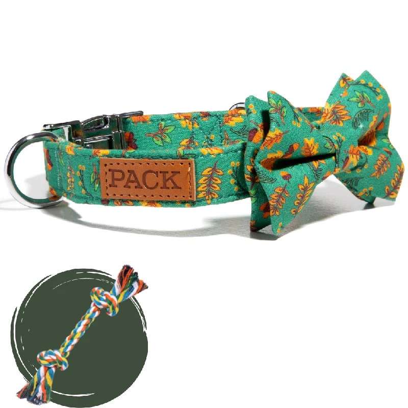 heavy-duty dog tie-out-Forest Maple + Rope Toy - Free Product