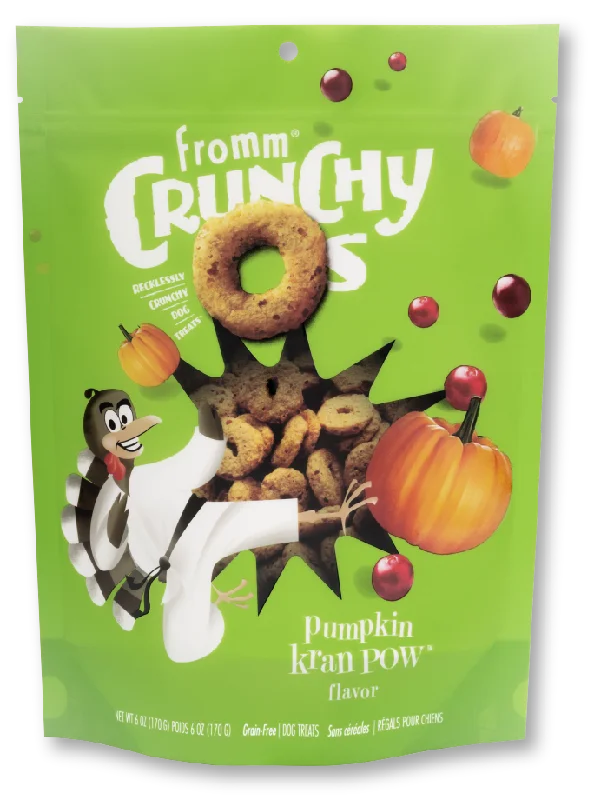 pet nail grinder-Fromm Crunchy O's Pumpkin Kran Pow 6 oz