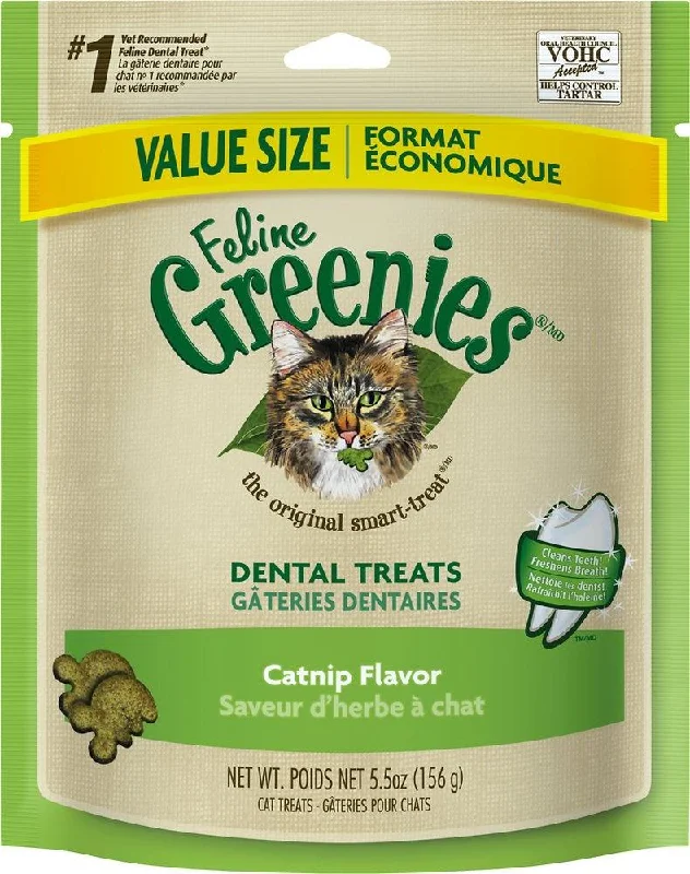 extra-large cat scratching tree-Greenies Feline Dental Catnip Flavor Cat Treats