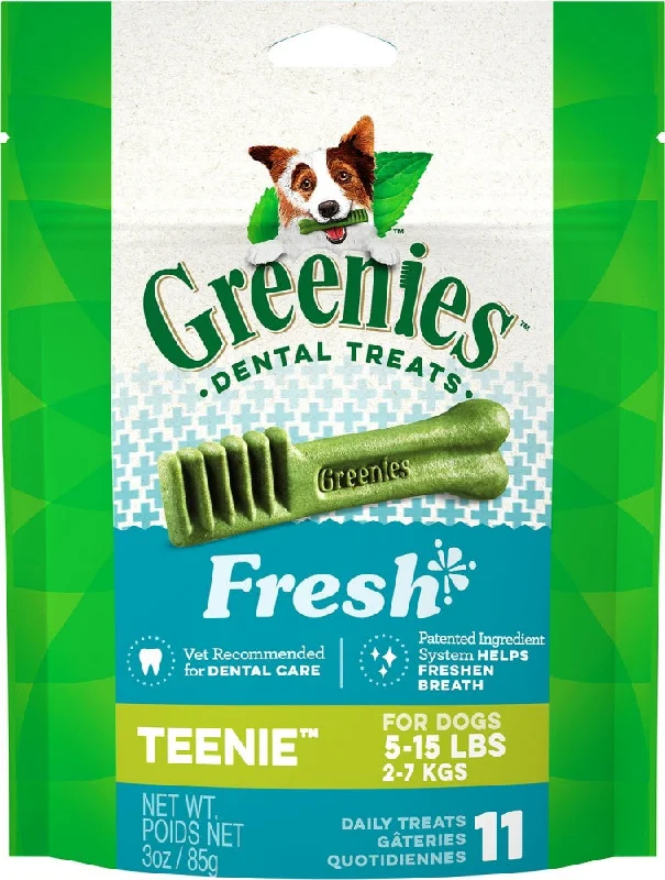 double dog leash-Greenies Fresh Teenie Dental Dog Treats