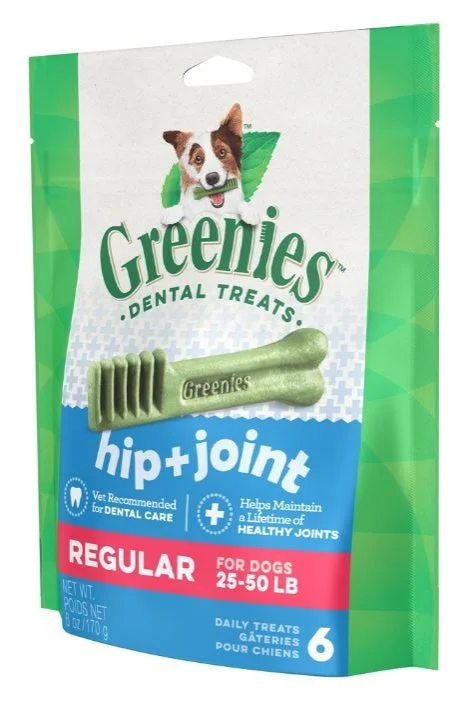 squirrel-proof bird feeder-Greenies Regular Hip and Joint Care Canine Dental Chews