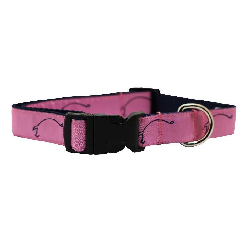 adjustable dog life jacket-Pink Hogs for the Cause Dog Collar