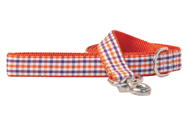 parrot training perch-Howard Gingham Dog Leash