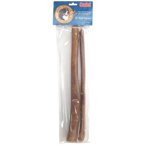 flea and tick prevention-IMS Cadet Beef Bully Stick 12 Inch 2 Pack Dog Chews