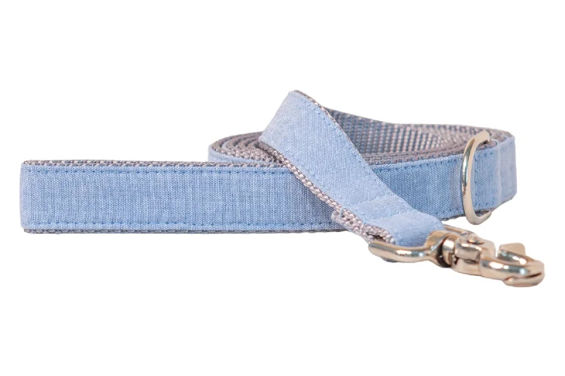 anti-anxiety pet bed-Indigo Linen Dog Leash