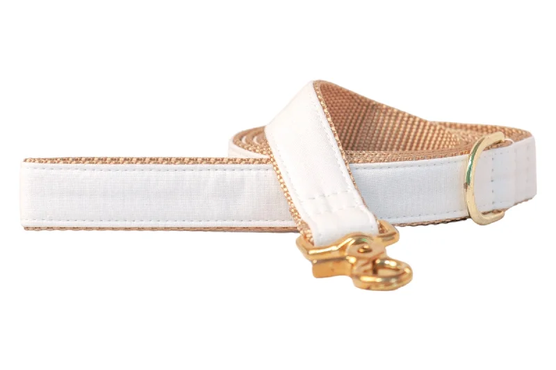 premium dog food bowl-Ivory Dog Leash