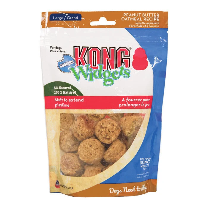 cat water fountain-Kong Widgets Cookies Peanut Butter Oatmeal Large 6oz