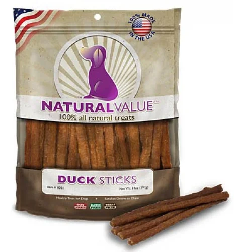 all-natural dog treats-Loving Pets Natural Value Duck Sticks Dog Treats