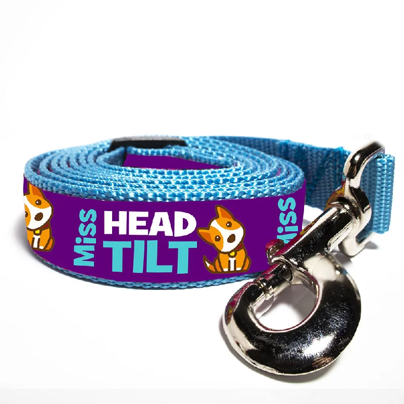 flea and tick prevention-Miss Head Tilt Dog Leash