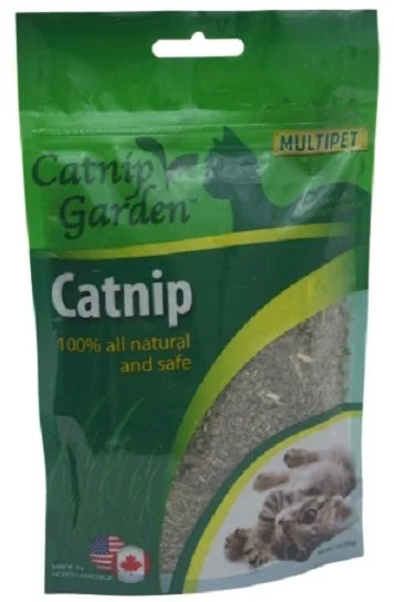 odor-absorbing cat litter-MultiPet Catnip Garden Catnip Bag for Cats