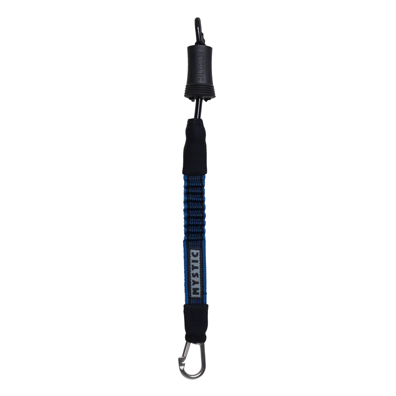 elevated dog feeding station-Mystic Kite Safety Leash Short-Blue/Black