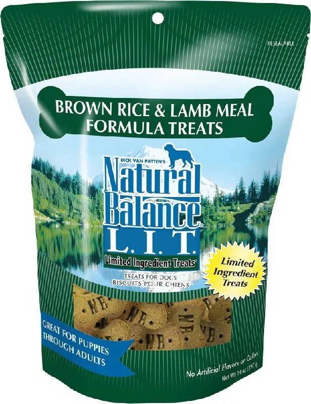 pet odor eliminator-Natural Balance L.I.T. Limited Ingredient Treats Brown Rice and Lamb Meal Formula Dog Treats