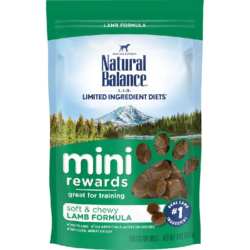 large dog food storage-Natural Balance Mini Rewards Lamb Training Treats