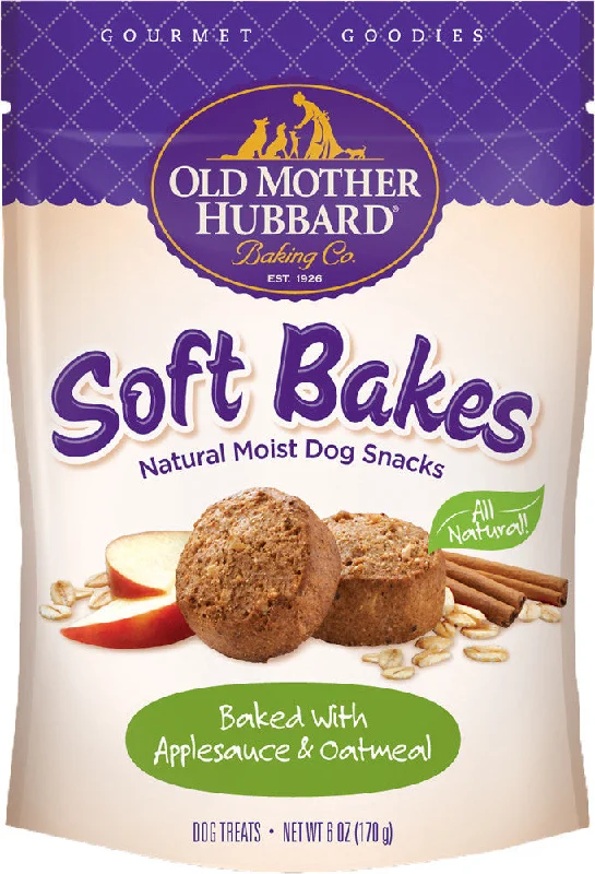 dog training clicker-Old Mother Hubbard Soft Bakes Applesauce & Oatmeal Baked Dog Treats