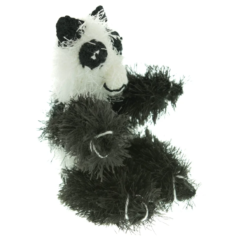 kitten teething ring-Panda - Handmade Squeaky Dog Toy