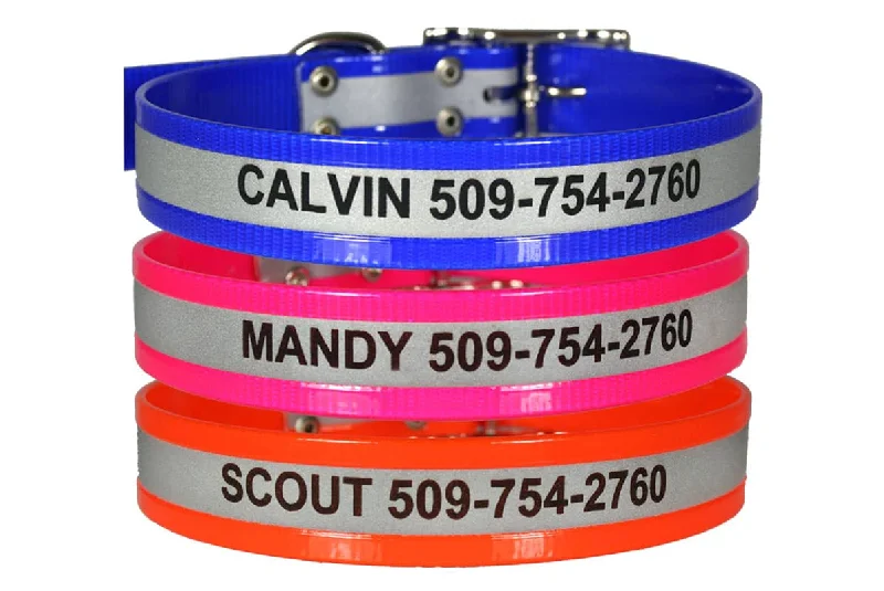 small animal playpen-Personalized Reflective Waterproof Dog Collar