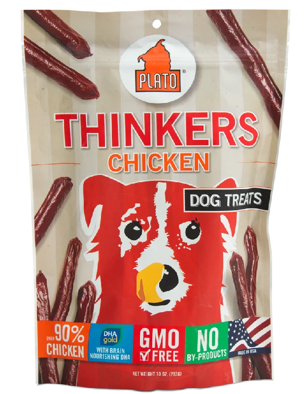 fish tank automatic feeder-Plato Thinkers Chicken Sticks 10 oz.