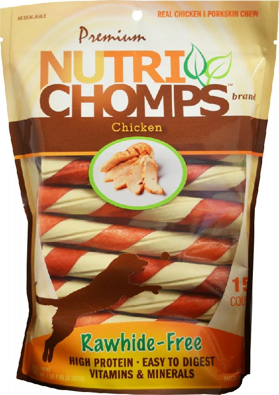 small animal playpen-Premium Nutri Chomps Chicken Wrapped Twists Dog Treats