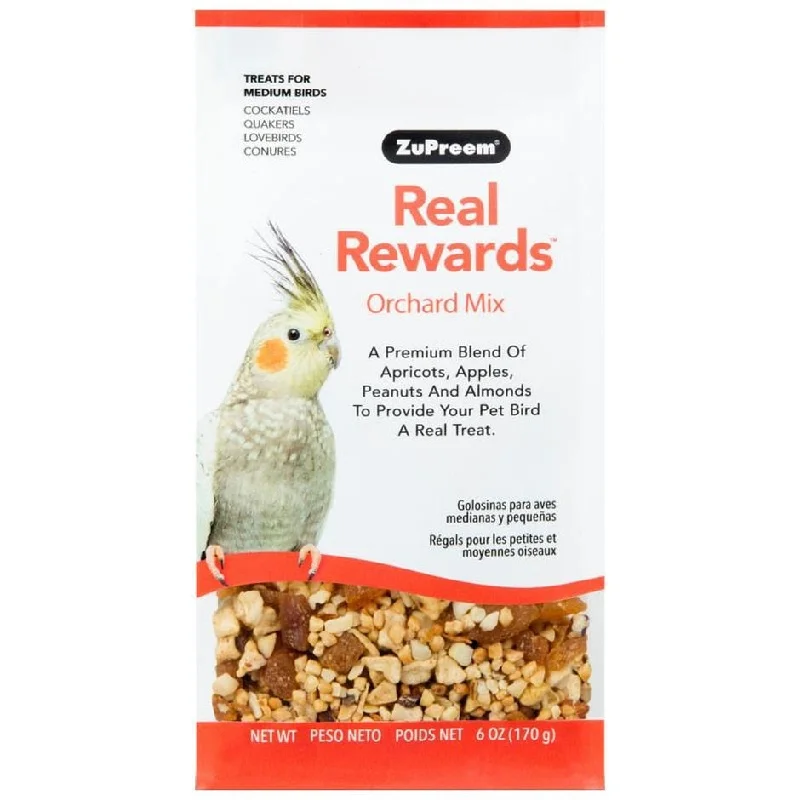 squirrel-proof bird feeder-REAL REWARDS ORCHARD MIX MEDIUM BIRD TREATS