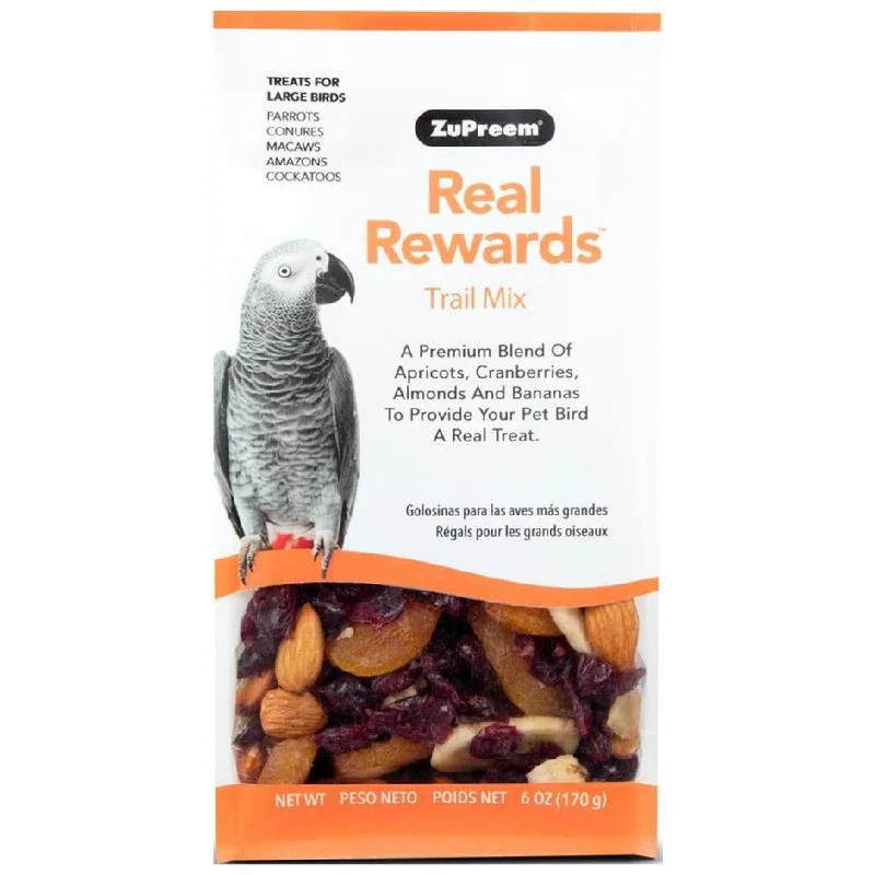 escape-proof cat harness-REAL REWARDS TRAIL MIX LARGE BIRD TREATS