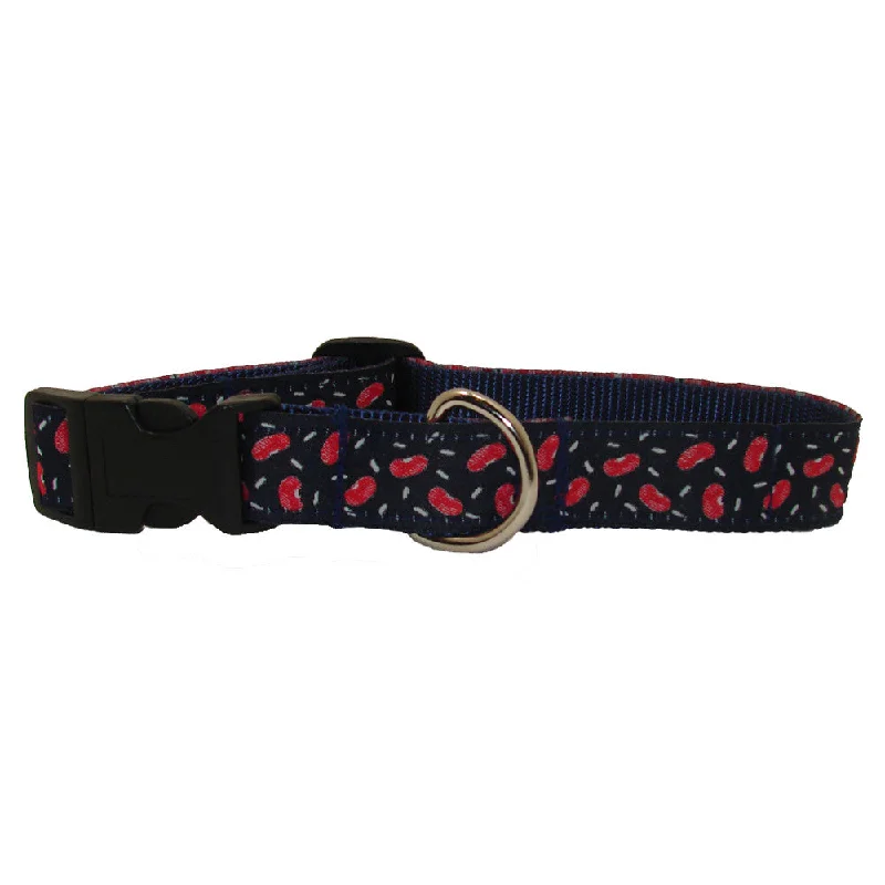 vet-approved pet supplements-NOLA Navy Red Beans & Rice Dog Collar