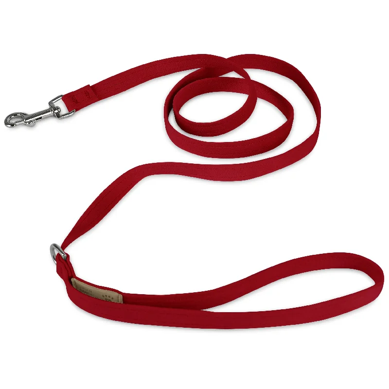 dog cooling bandana-Red Solid Leash