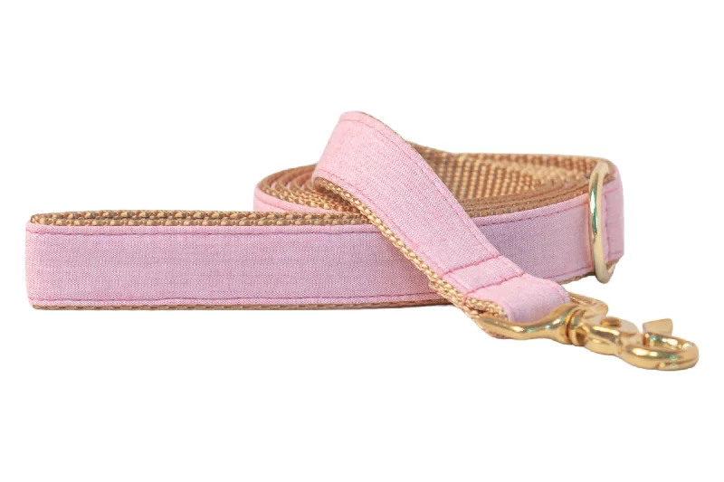 spill-proof dog bowl-Rose Water Linen Dog Leash