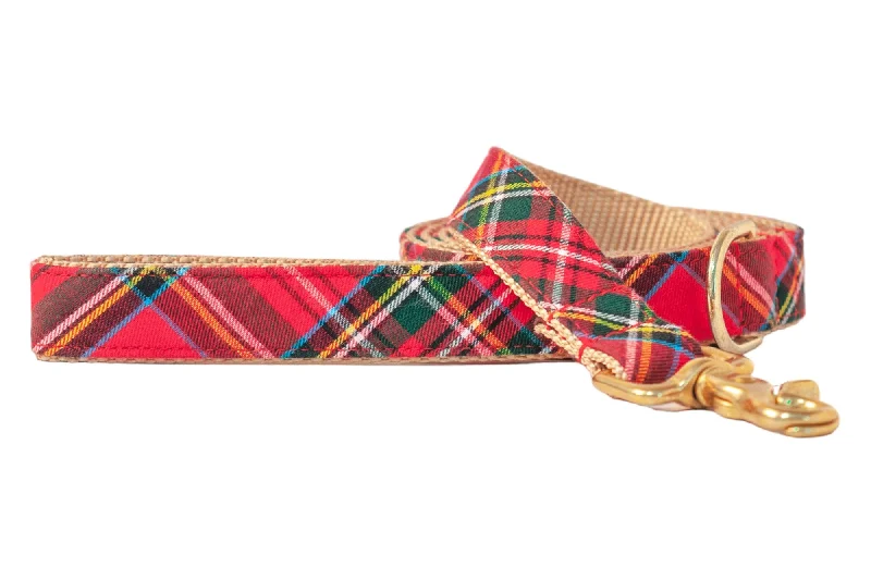 heavy-duty dog tie-out-Scottish Tartan Dog Leash