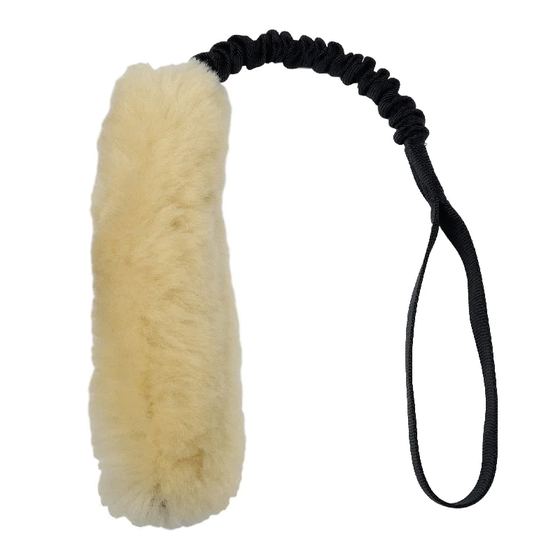 dog-friendly sunscreen-Sheepskin Bungee Tug