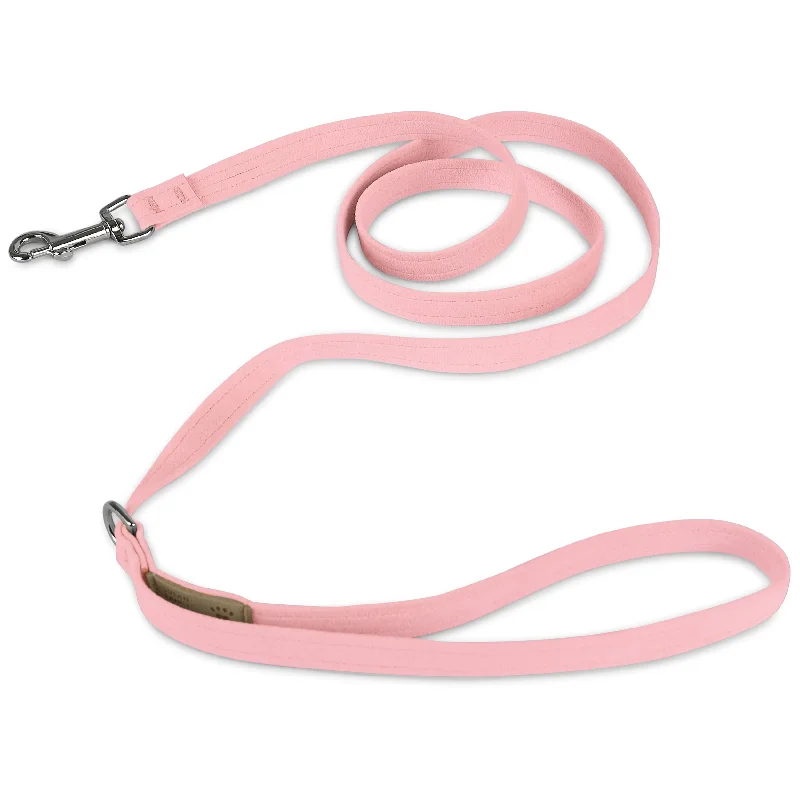 natural flea repellent for pets-Puppy Pink Solid Leash