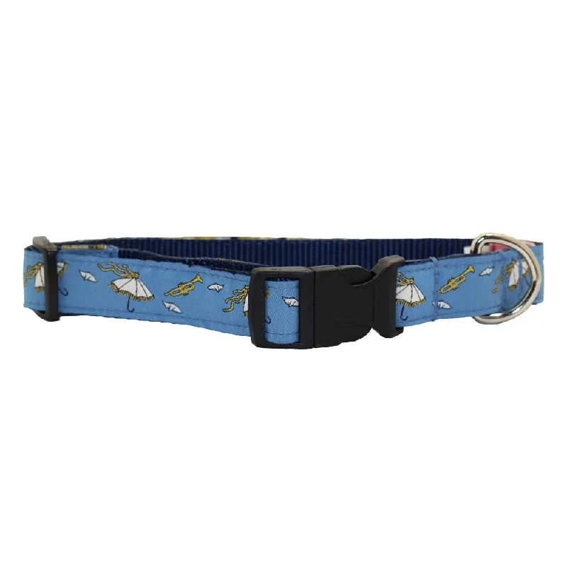 automatic pet feeder-Stormy Gulf Blue Second Line Dog Collar