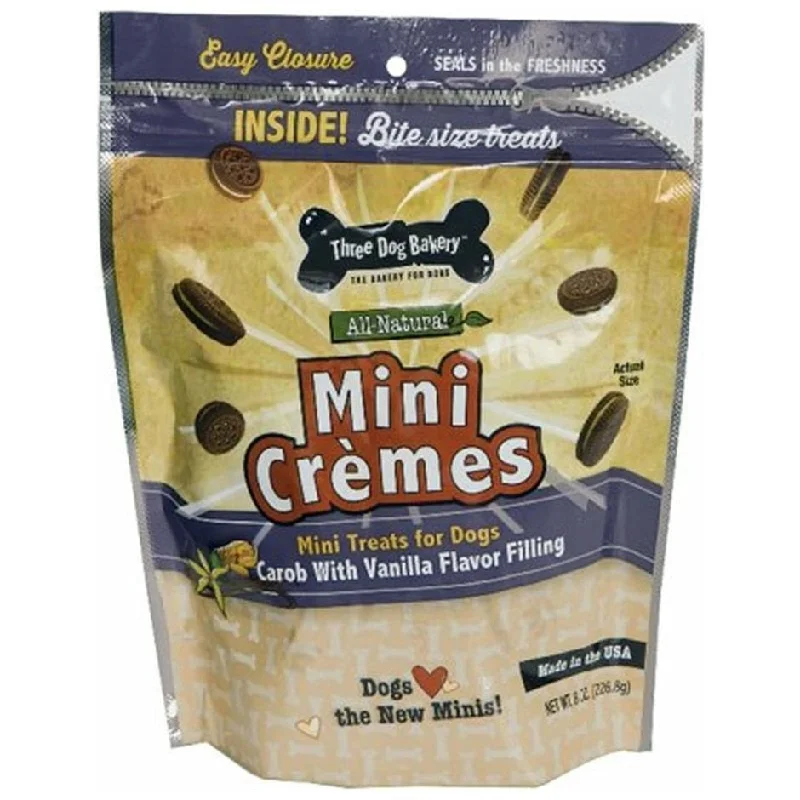 pet hair remover roller-Three Dog Bakery MINI Classic Cremes Treats (8 oz)