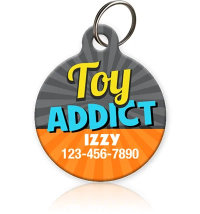 automatic dog water dispenser-Toy Addict Pet ID Tag