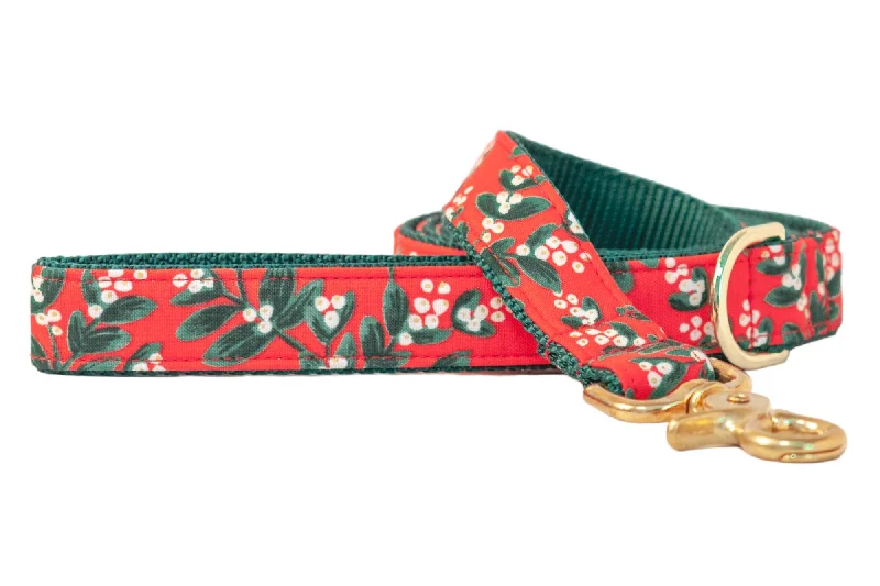 spill-proof rabbit water bottle-Under the Mistletoe Dog Leash