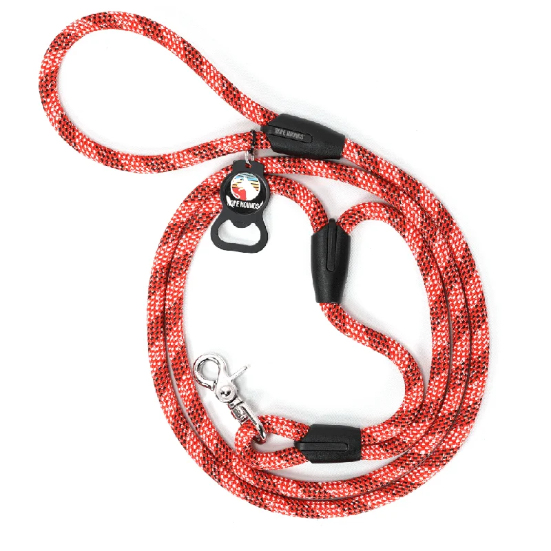 tangle-free dog leash-Urban Handle Dog Leash - Reds/Oranges