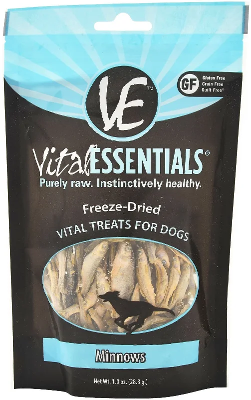 smart pet tracker-Vital Essentials Freeze-Dried Minnows Dog Treats