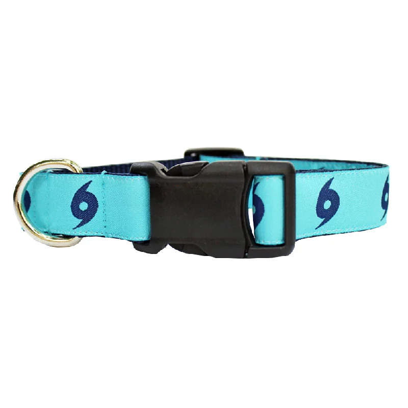 dog paw balm-Caribbean Blue Ward Off the Hurricane Dog Collar