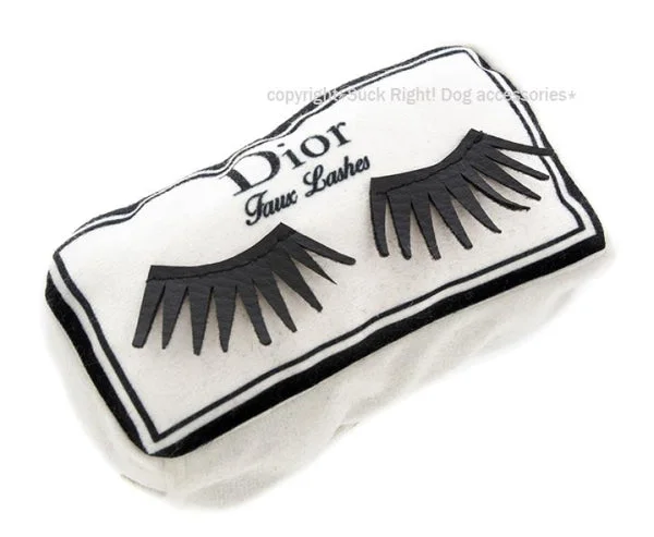 soft-sided pet travel crate-Dior Lashes Dog Toy